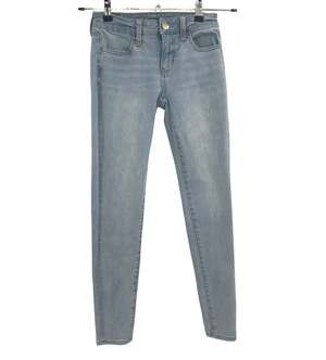 American Eagle Outfitters Light Wash Jegging Skinny Jeans 0 Short